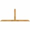 Ekena Millwork Portland Rough Sawn Timber Gable Bracket, Western Red Cedar, 84"W x 35"H x 2"D x 4"F, 10/12 Pitch GBW084X35X0204POR00RWR - alternate 1